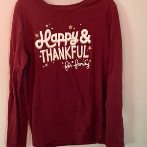 Girls thanksgiving top